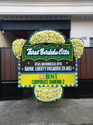 Papan Bunga Duka di Tumumpa Dua