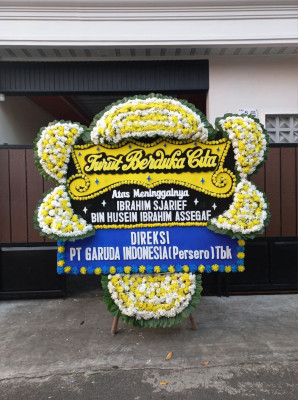 Papan Bunga Duka di Tumumpa Dua